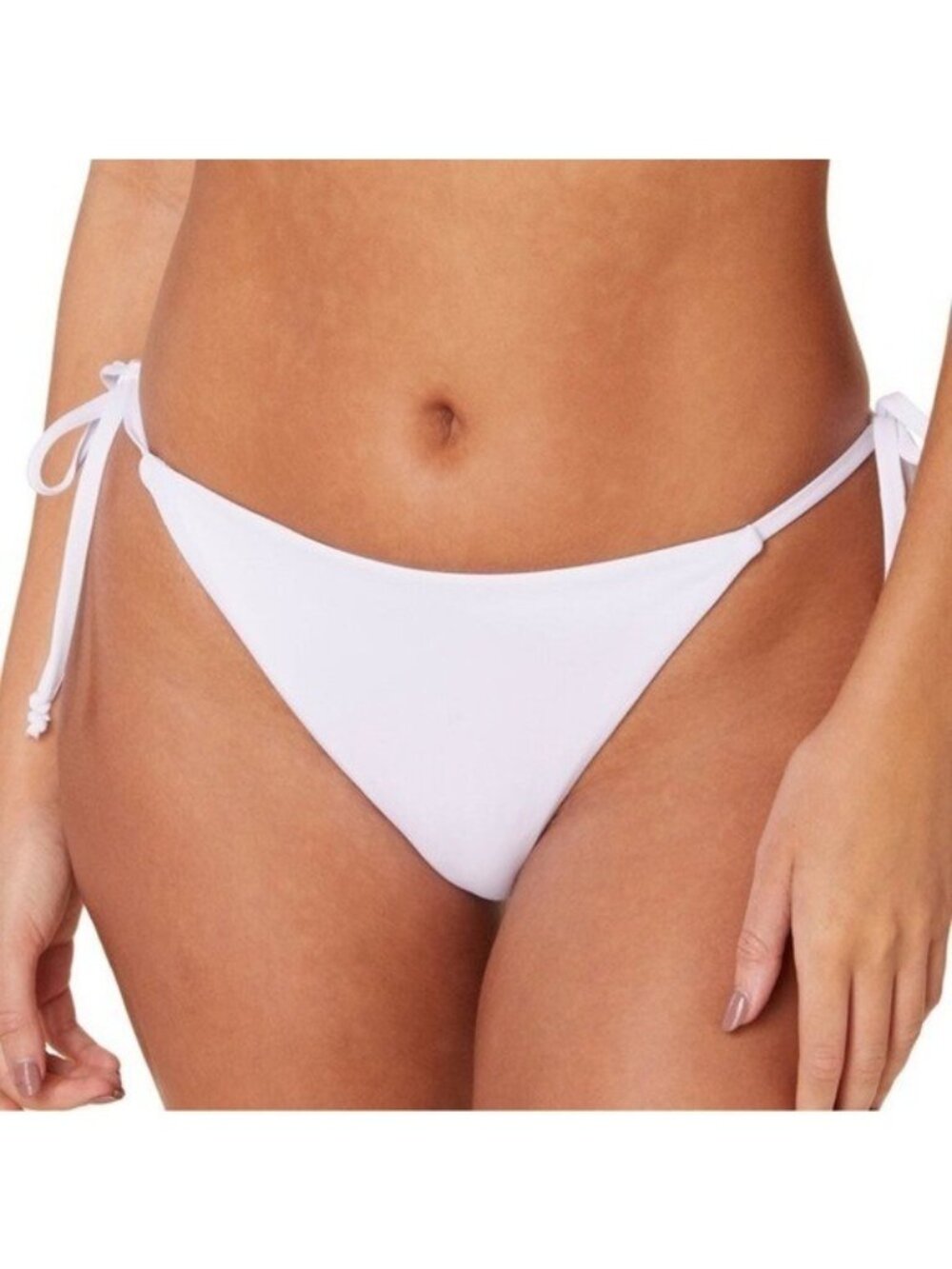 Andie Swim NWT The String Bikini Bottom XL White Cheeky Tie